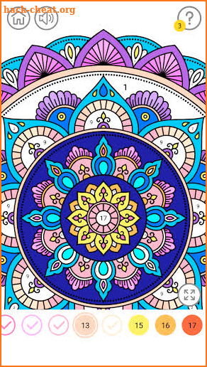 Mandala Color by Number: Mandala Coloring Book screenshot