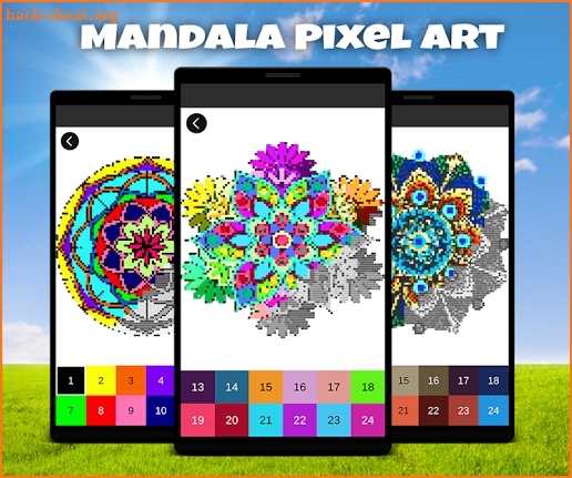 Mandala Color by Number: Mandala Pixel Art screenshot