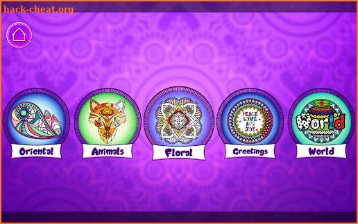 Mandala Coloring Book. screenshot