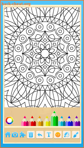 Mandala Coloring Book screenshot