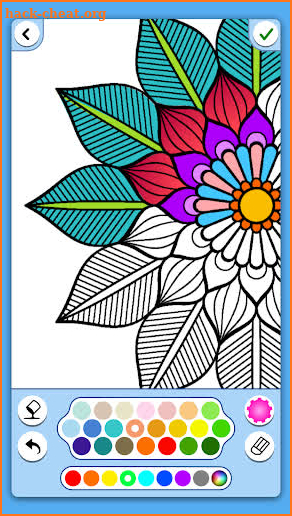 Mandala coloring book adults screenshot
