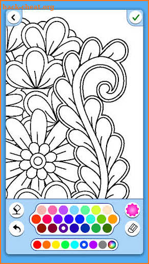 Mandala coloring book adults screenshot