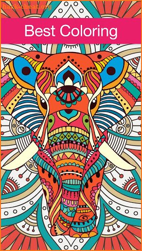 Mandala Coloring Book 🌸 Free Adult Coloring Game screenshot