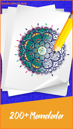 Mandala Coloring Book - Mandala Paint by Number screenshot