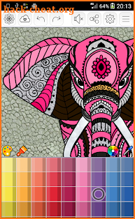 Mandalas coloring pages screenshot