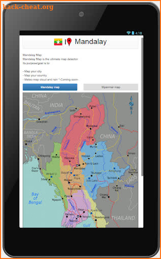 Mandalay map screenshot