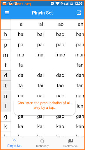 Mandarin Chinese Pinyin screenshot