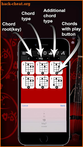 Mandolin Chords Compass screenshot