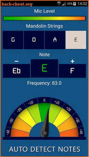 Mandolin Tuner Free screenshot
