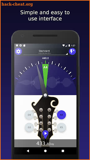 Mandolin Tuner - Free & accurate mandolin tuner screenshot