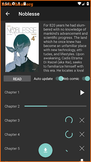 Mandrasoft Manga Reader screenshot