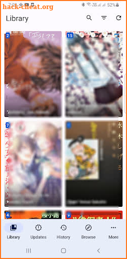 Manga Blue - Manga Reader App screenshot