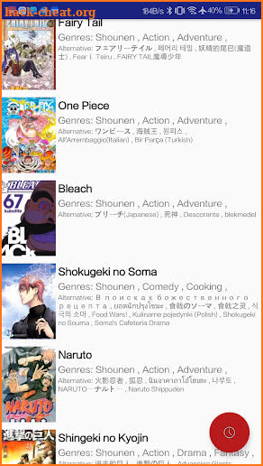 Manga Fans -Free Read &Cache 20000+ Mangas &Comics screenshot