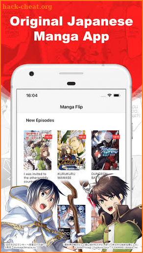 Manga Flip Japanese Manga App screenshot