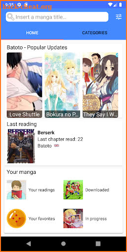 Manga Power screenshot
