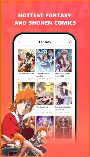 manga reader app screenshot