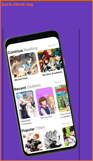 manga  reader app offline screenshot