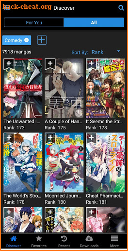 Manga Water screenshot