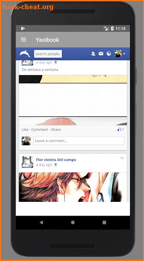 Manga Yaoi & Social Network screenshot