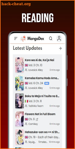 MangaDex pro screenshot