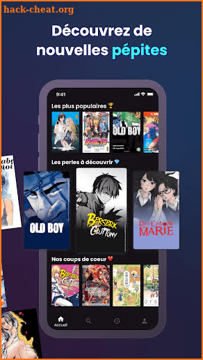 Mangas.io, l'abonnement manga screenshot