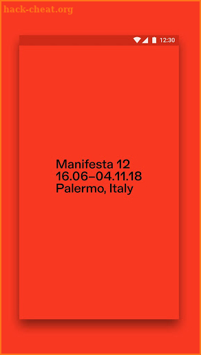 Manifesta 12 Official screenshot