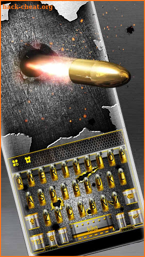Manly Bullet Keyboard Theme screenshot