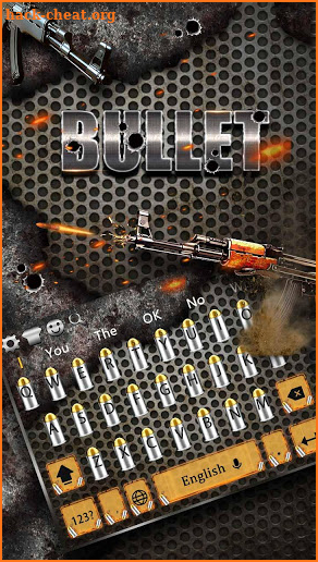 Manly Metal Bullet Keyboard screenshot