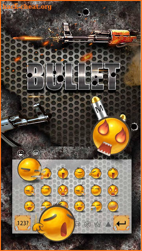 Manly Metal Bullet Keyboard screenshot