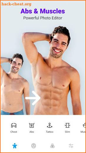 Manly - Six Pack Photo Editor, Muscle Enhancer screenshot
