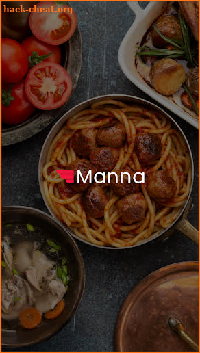 Manna - an app that delivers screenshot