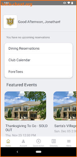 Manor Country Club screenshot