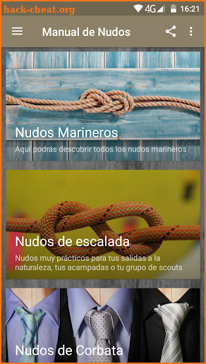 Manual de Nudos screenshot