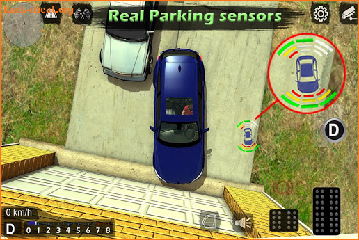Manual gearbox Car parking screenshot
