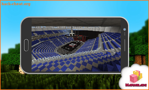 Map Arena WWE RAW in Minecraft screenshot