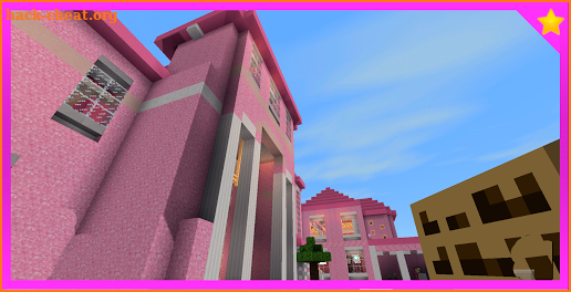 Map Barbie Pink House MCPE screenshot