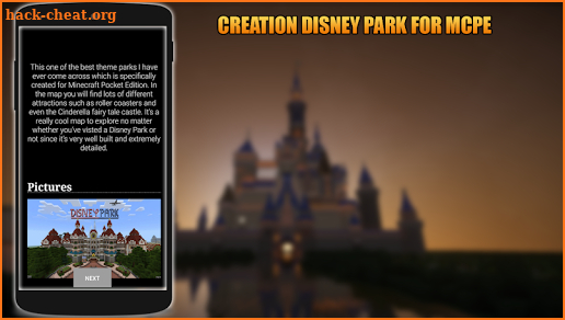 Map Disney Park Creation for MCPE screenshot