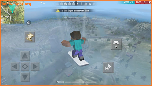 Map FF Fire Minecraft PE Skins screenshot