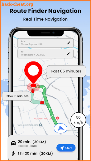 Map Navigation & Live Traffic screenshot