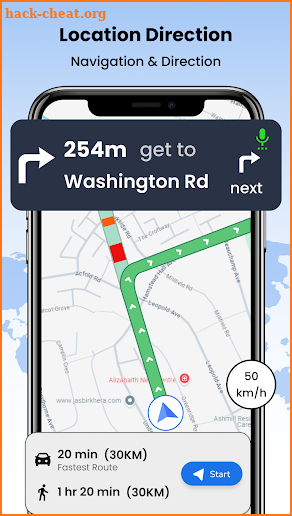 Map Navigation & Live Traffic screenshot