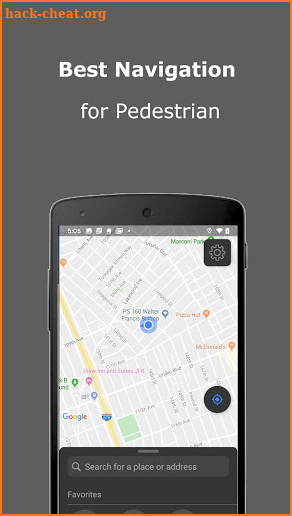 Map, Navigation for Pedestrian Pro screenshot