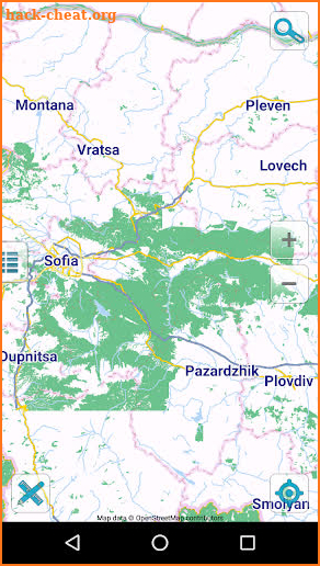 Map of Bulgaria offline screenshot