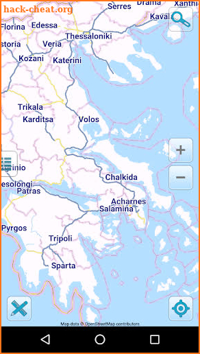 Map of Greece offline screenshot