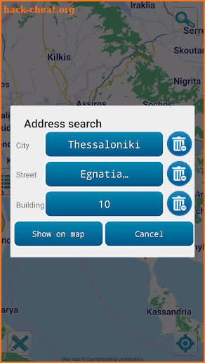 Map of Greece offline screenshot