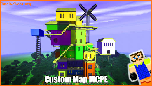 Map Of Hi Neighbor For MCPE Guides screenshot