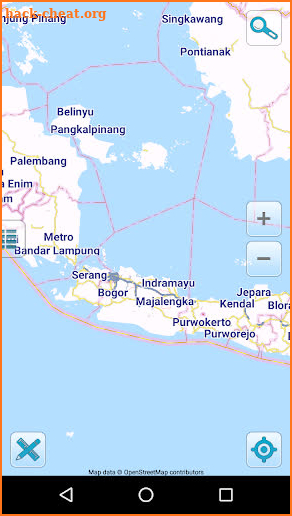 Map of Indonesia offline screenshot