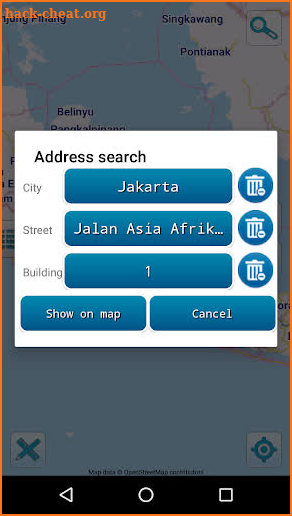 Map of Indonesia offline screenshot
