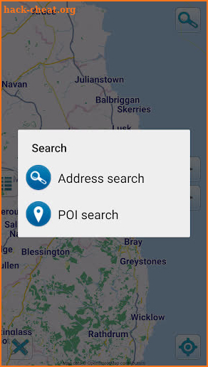 Map of Ireland offline screenshot