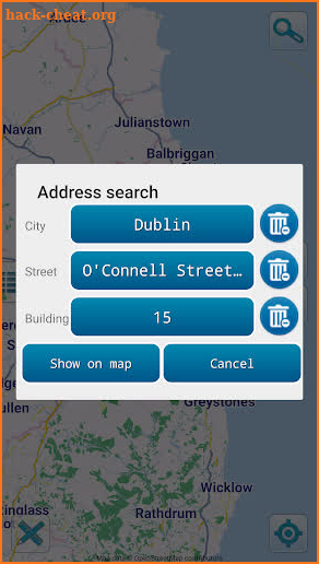 Map of Ireland offline screenshot