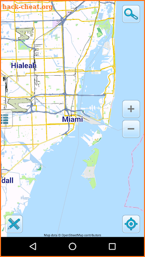Map of Miami offline screenshot